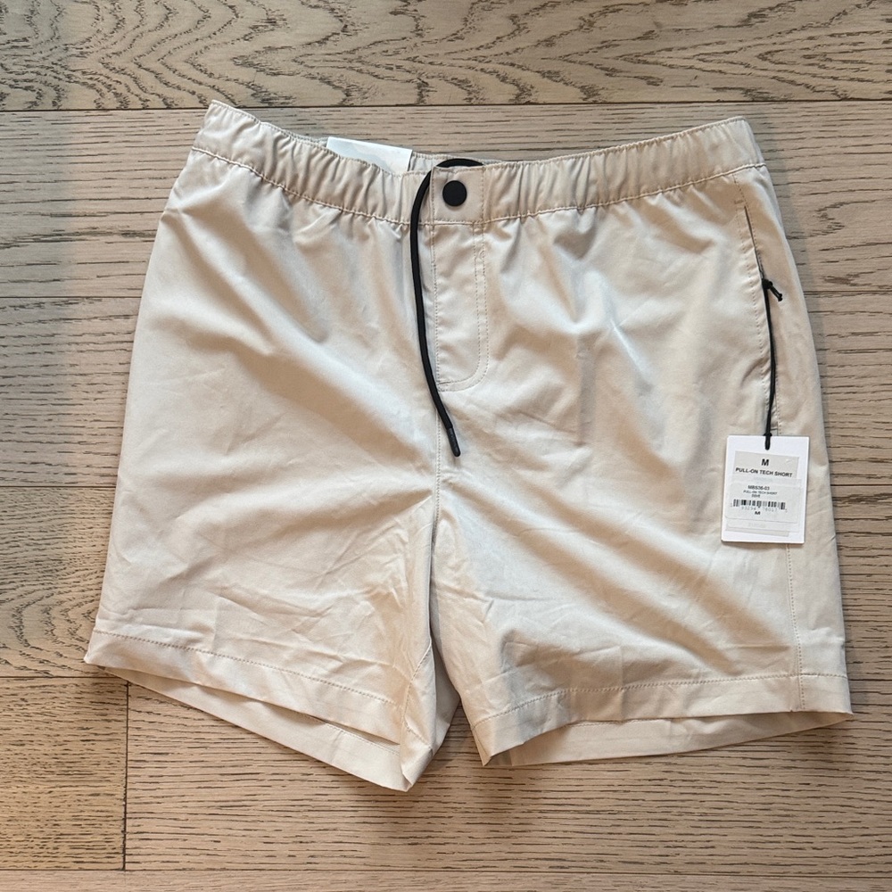 Onia Beige Casual Shorts with Drawstring